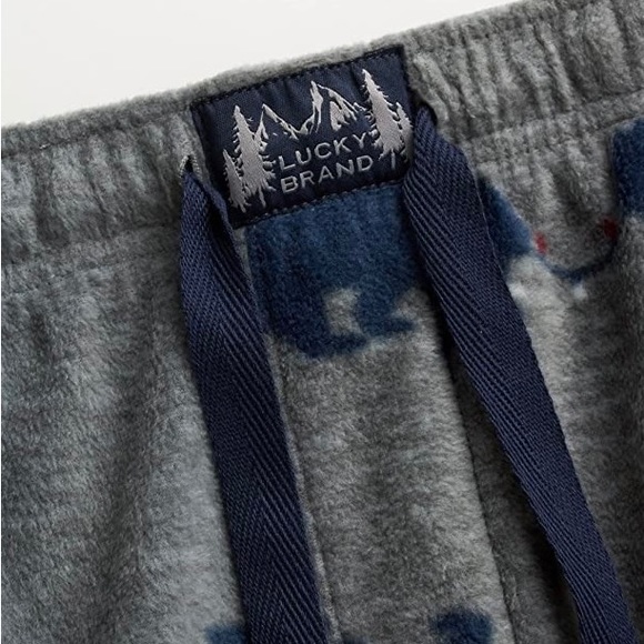 Lucky Brand Men's Pajama Pants - Ultra Soft Fleece Sleep & Lounge Pants size (M) - Picture 4 of 7